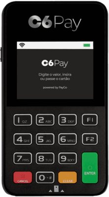 Maquininha C6 Pay Super Mini