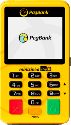 Maquininha PagBank Minizinha Chip 3